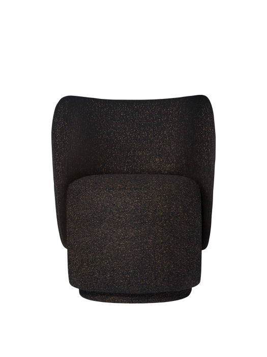 FERM LIVING fotel obrotowy RICO CLUB – vanir – czarny/miodowy.png
