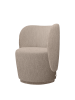 FERM LIVING fotel obrotowy RICO CLUB – soft bouclé – naturalny.png