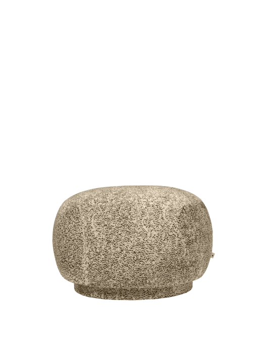 FERM LIVING puf RICO - poppy velvet – maślany/czarny.png