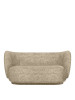 FERM LIVING sofa 2-osobowa RICO - poppy velvet – maślany/czarny.png