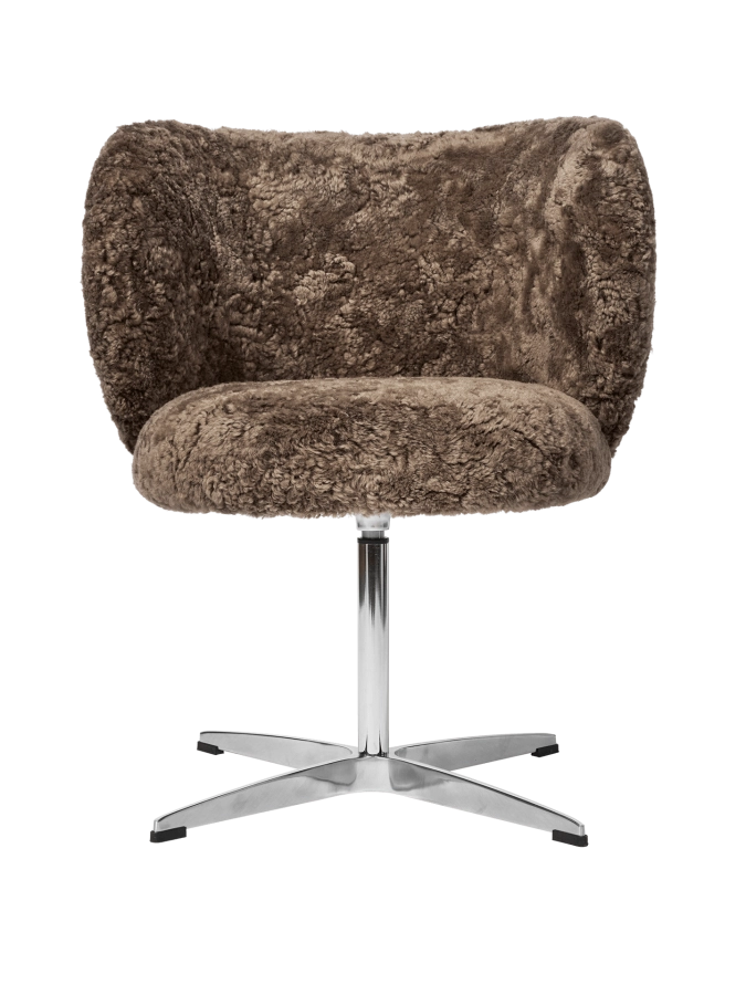 FERM LIVING krzesło obrotowe do jadalni RICO - sheepskin – sahara.png