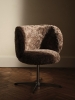 FERM LIVING krzesło obrotowe do jadalni RICO - sheepskin – sahara.jpeg