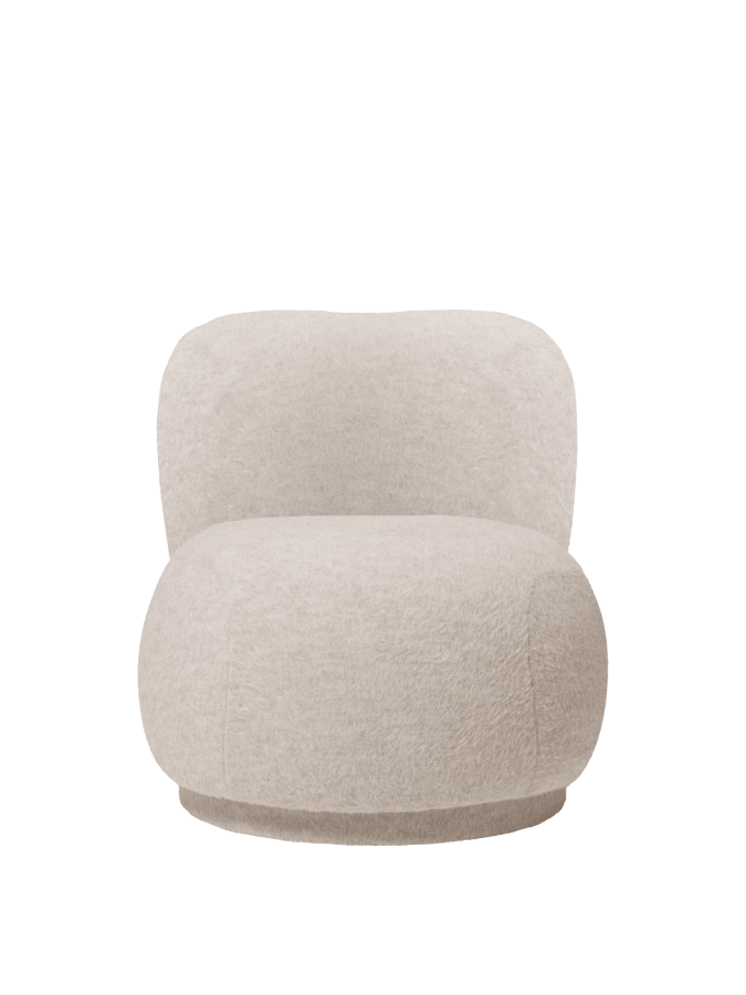 FERM LIVING fotel RICO PICCOLO - soft alpaca – naturalny.png