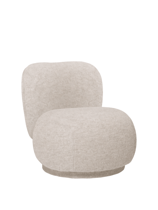 FERM LIVING fotel RICO PICCOLO - soft alpaca – naturalny.png