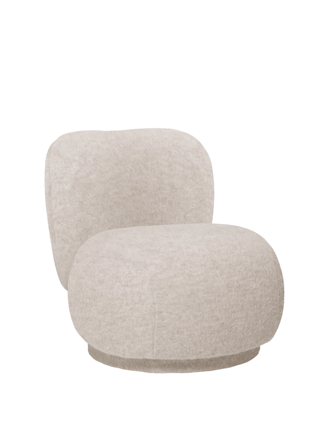 FERM LIVING fotel RICO PICCOLO - soft alpaca – naturalny.png