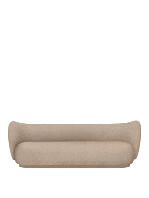 FERM LIVING sofa 3-osobowa RICO - vanir – ecru/miodowa