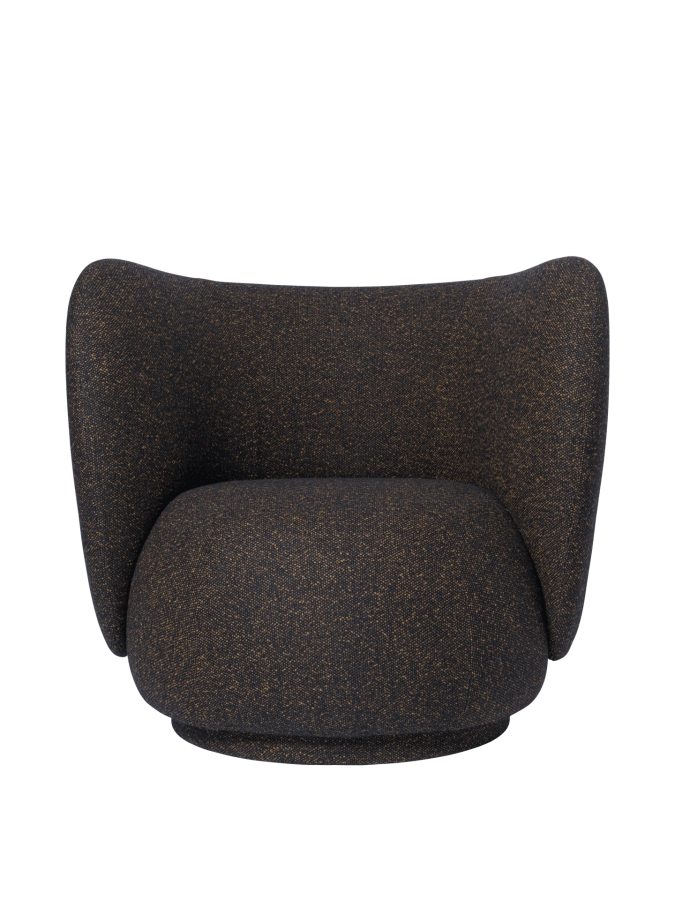 FERM LIVING fotel RICO - vanir – czarny/miodowy.png