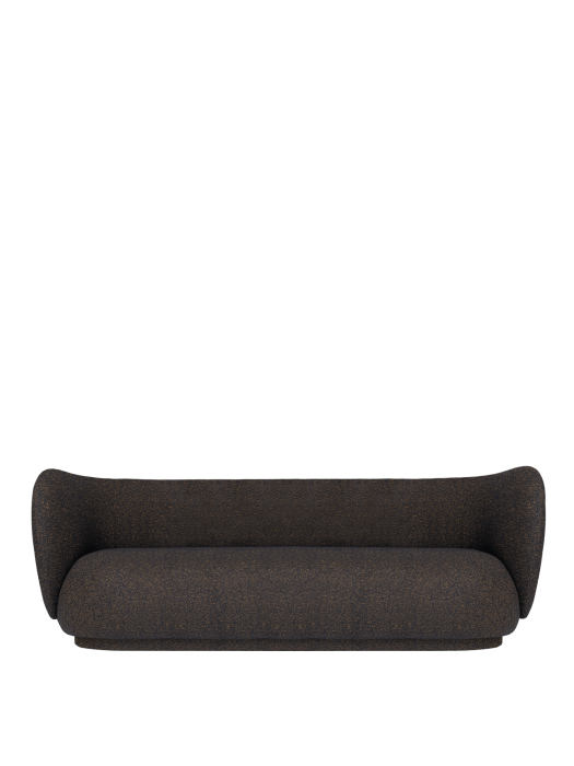 FERM LIVING sofa 3-osobowa RICO - vanir - czarna/miodowa.png
