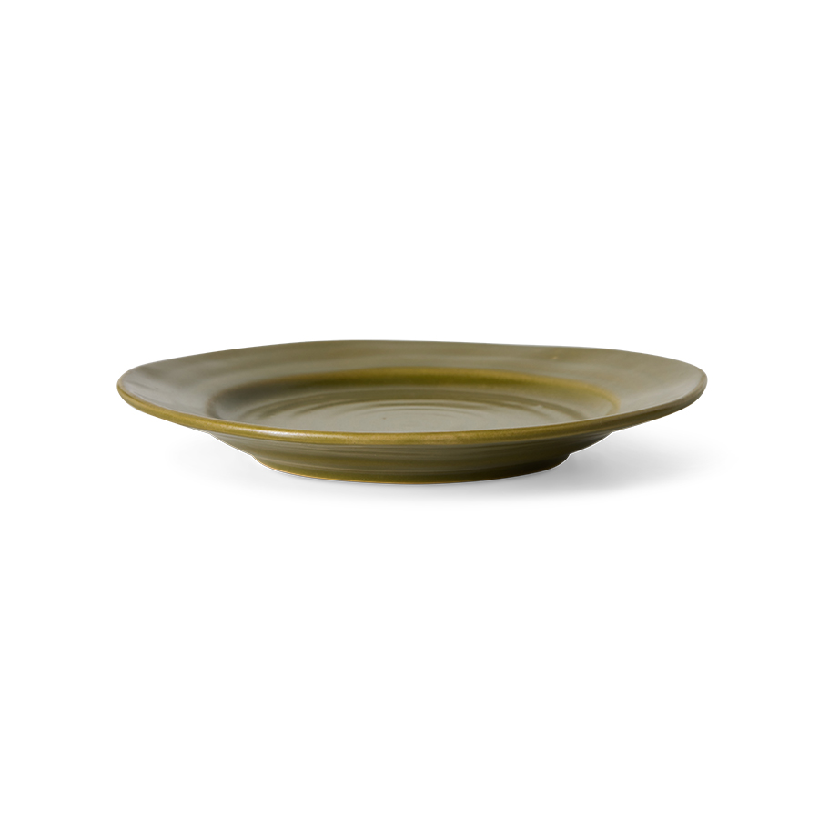 HK LIVING zestaw 2 talerzy deserowych ceramicznych FARMHOUSE - moss.jpg