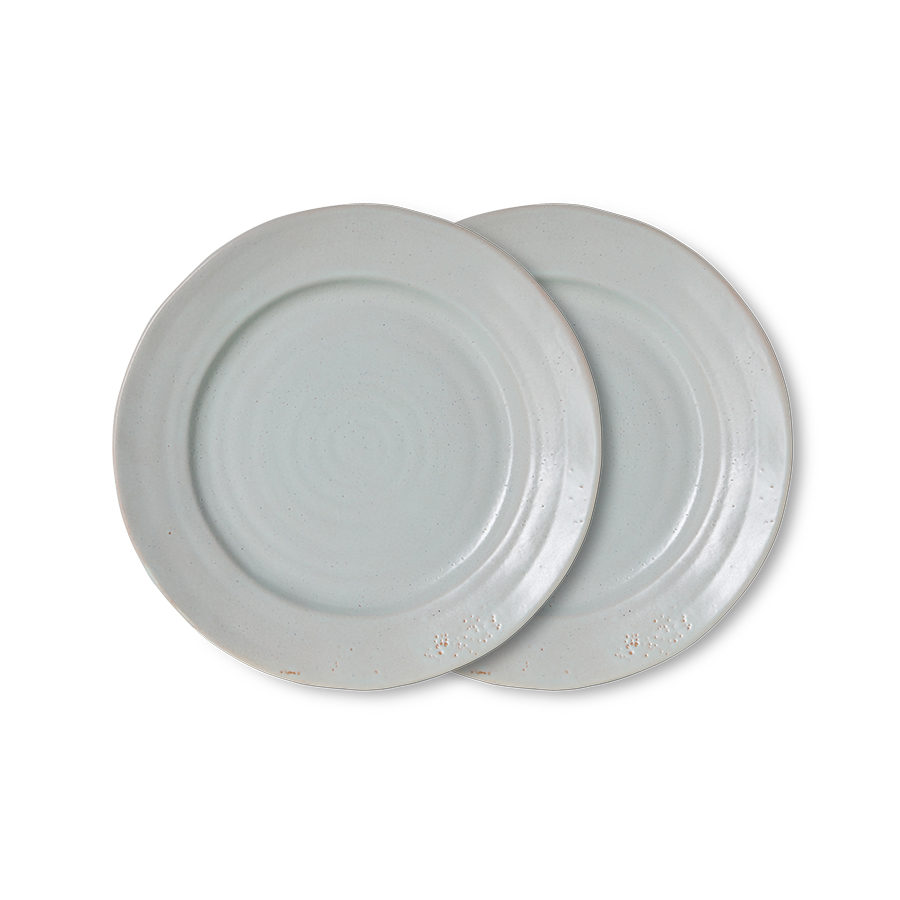 HK LIVING zestaw 2 talerzy deserowych ceramicznych FARMHOUSE - pale blue.jpg
