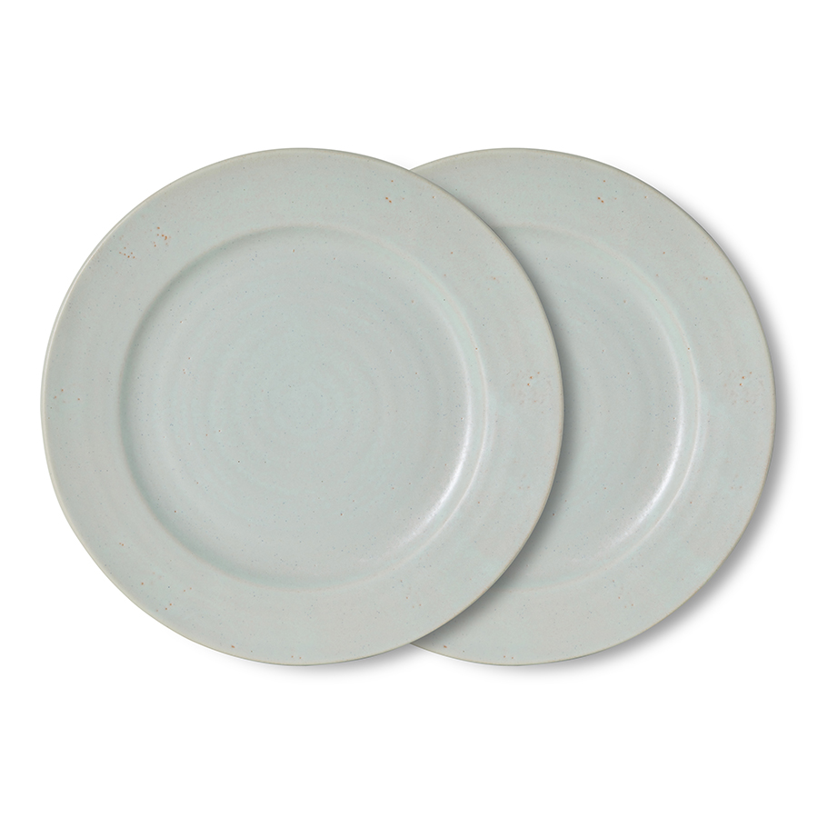 HK LIVING zestaw 2 talerzy obiadowych ceramicznych FARMHOUSE - pale blue.jpeg