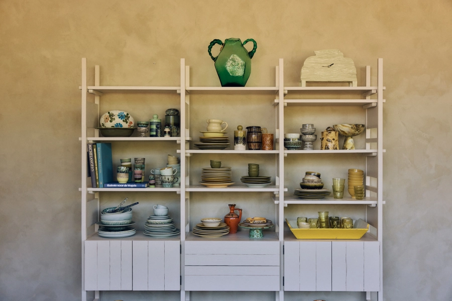 HK LIVING zestaw 2 talerzy obiadowych ceramicznych FARMHOUSE - pale blue.jpeg