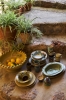 HK LIVING zestaw 2 talerzy obiadowych ceramicznych FARMHOUSE - cream jpeg