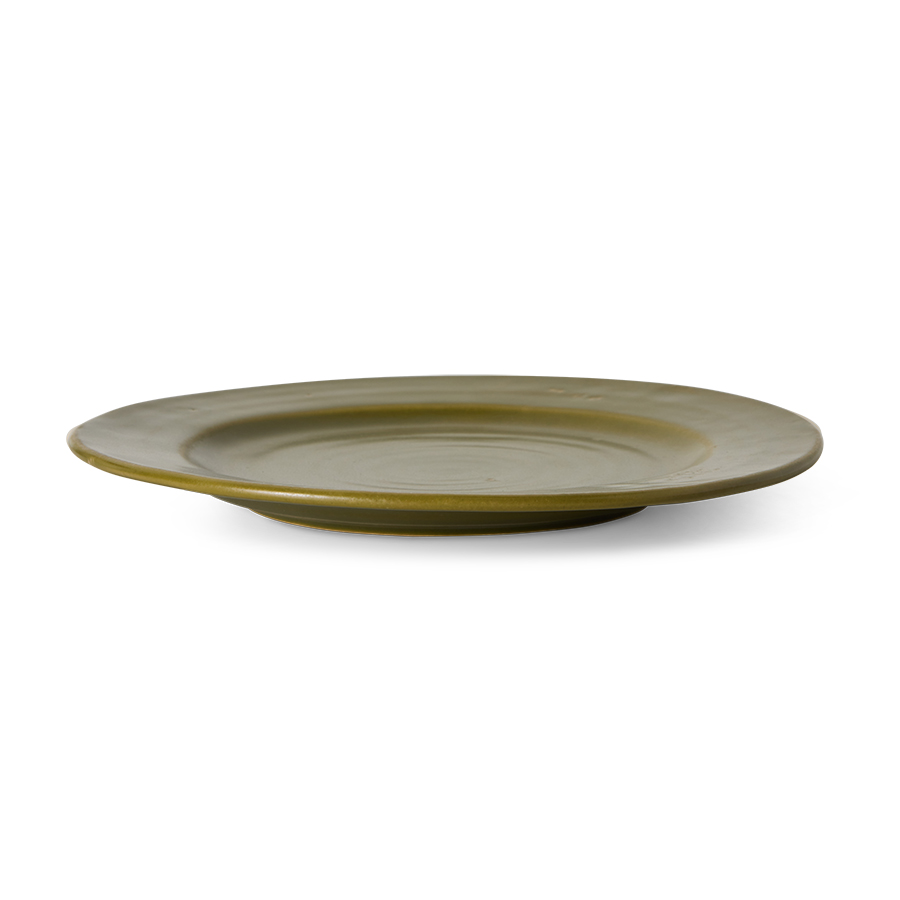 HK LIVING zestaw 2 talerzy obiadowych ceramicznych FARMHOUSE - moss.jpeg