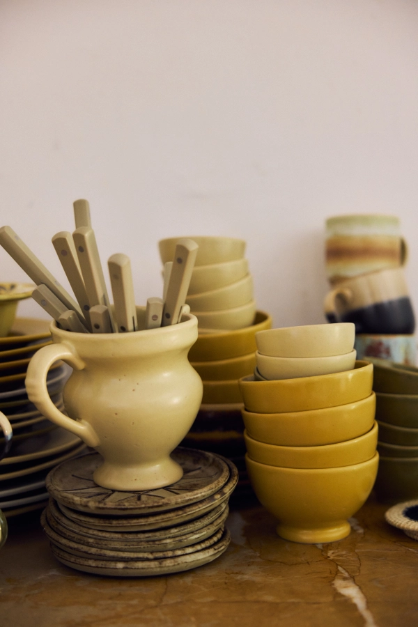 HK LIVING mały dzbanek FARMHOUSE CERAMICS - cream.jpeg