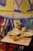 HK LIVING mały dzbanek FARMHOUSE CERAMICS - cream.jpeg