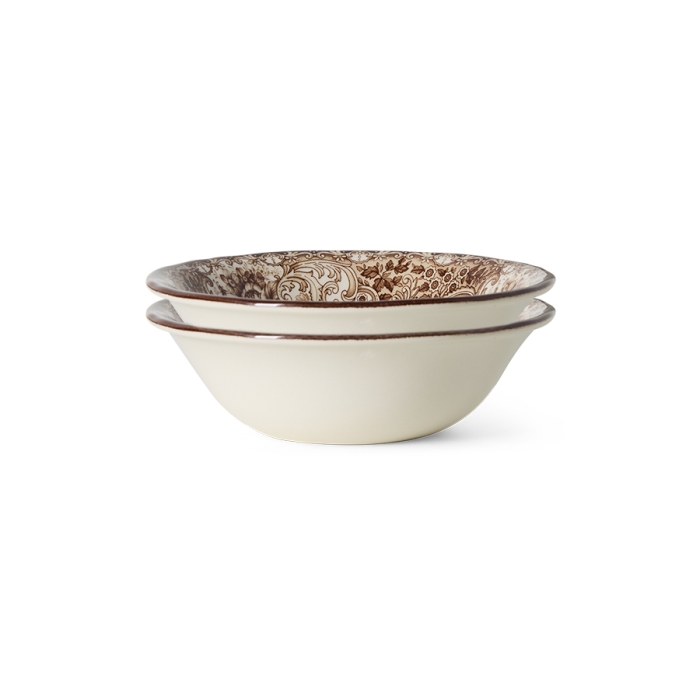 HK LIVING zestaw 2 szt. misek SUNDAY CERAMICS - brązowy.jpg