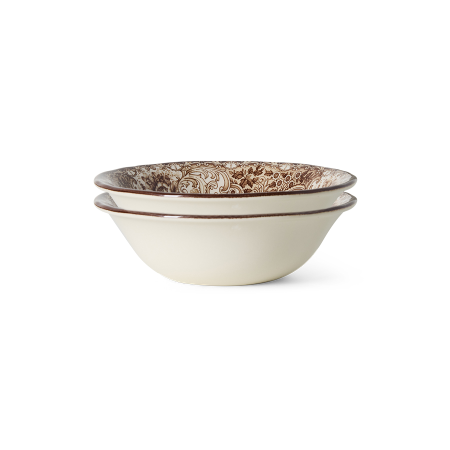 HK LIVING zestaw 2 szt. misek SUNDAY CERAMICS - brązowy.jpg