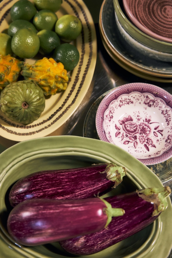 HK LIVING zestaw 2 szt. misek SUNDAY CERAMICS - fioletowy.jpg