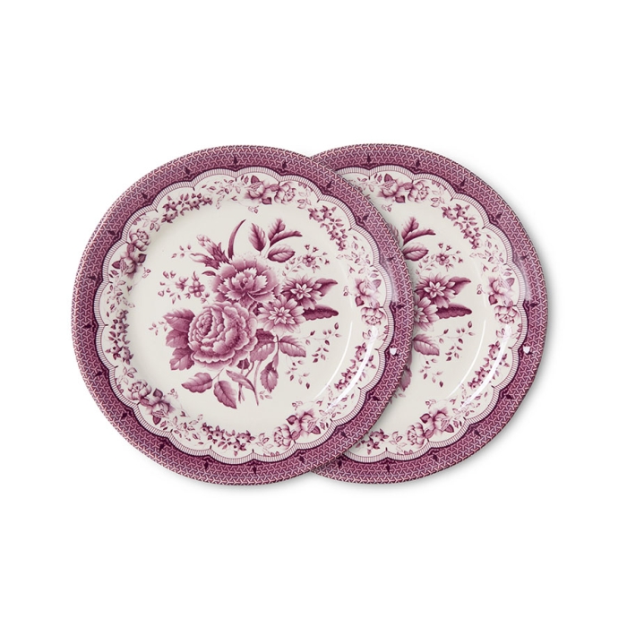 HK LIVING zestaw 2 szt. talerzy deserowych SUNDAY CERAMICS - fioletowy.jpg