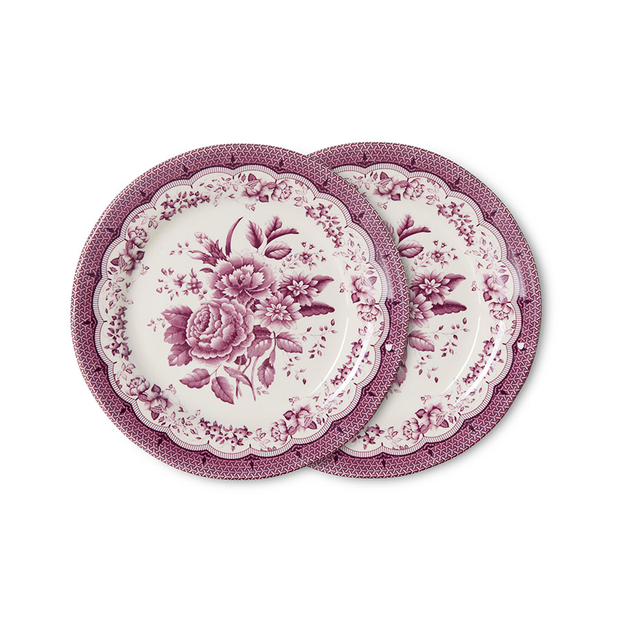 HK LIVING zestaw 2 szt. talerzy deserowych SUNDAY CERAMICS - fioletowy.jpg