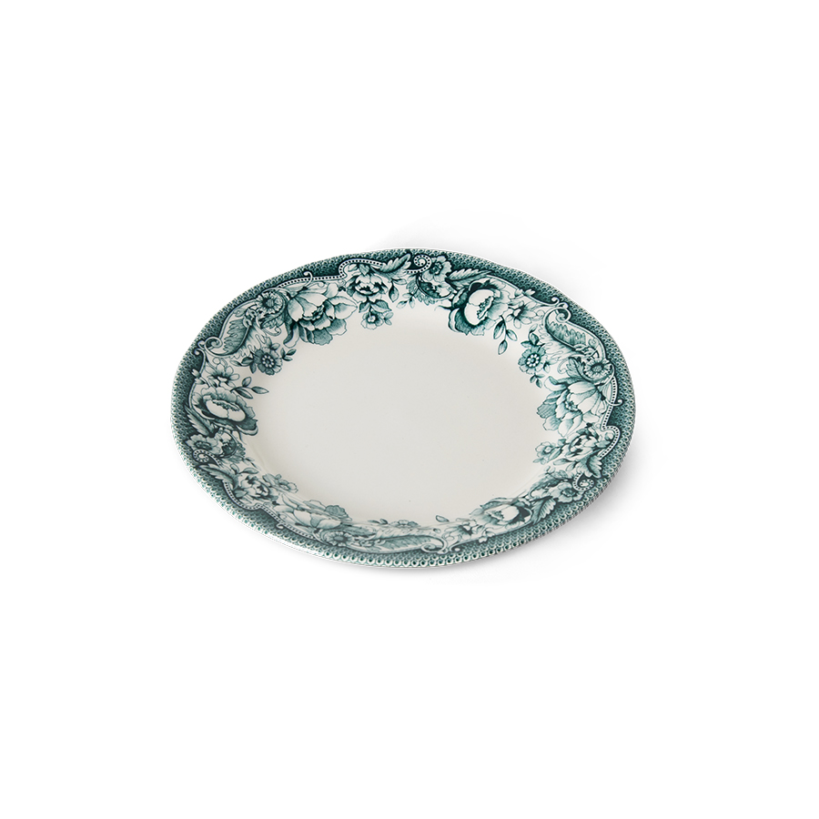 HK LIVING zestaw 2 szt. talerzy deserowych SUNDAY CERAMICS - zielony.jpg