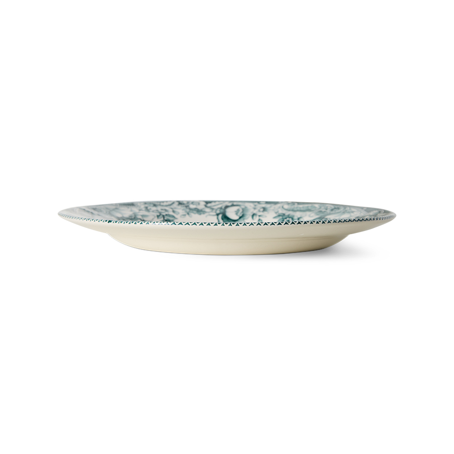 HK LIVING zestaw 2 szt. talerzy obiadowych SUNDAY CERAMICS - zielon.jpg