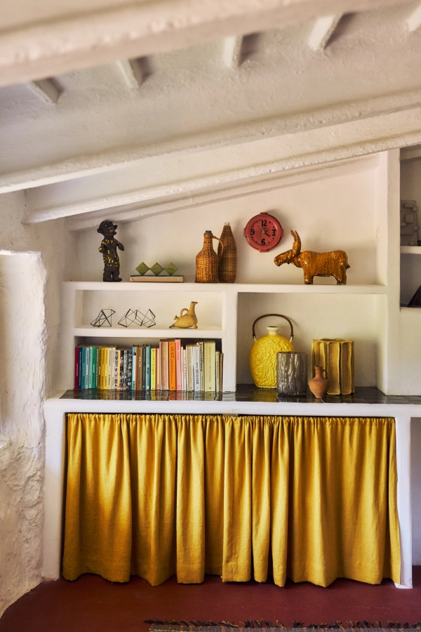HK LIVING zegar ścienny ceramiczny RETRO – różowy.jpg
