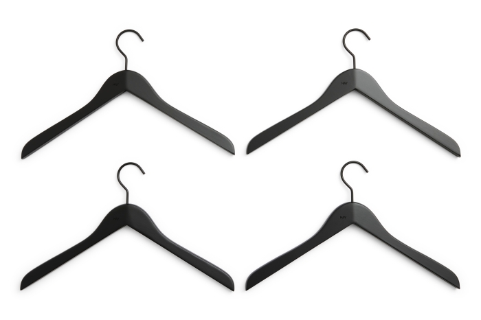 AF587-A908-AG47_Smooth Coat Hanger Slim Set of 4, black.jpg