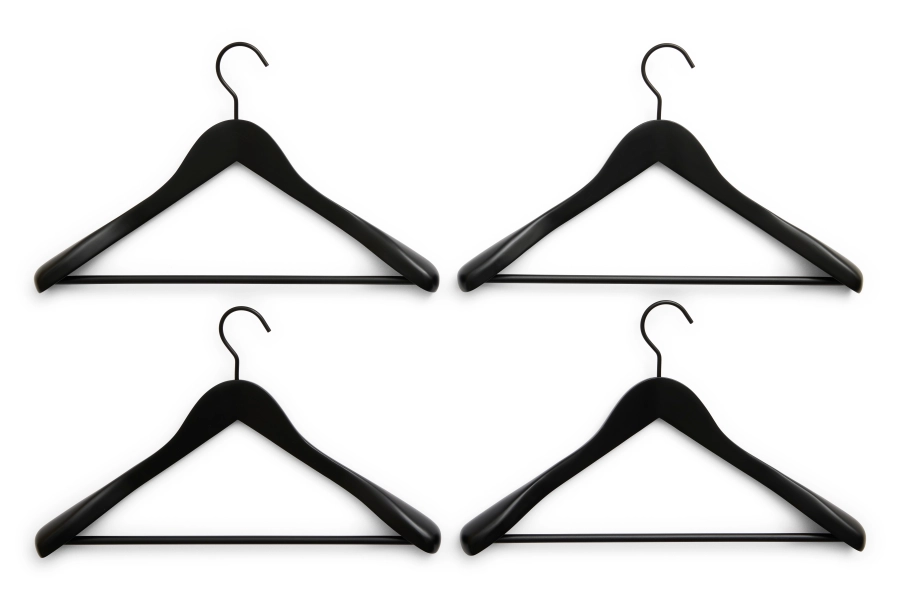 AF587-B050-AG46_Smooth Coat Hanger w bar Wide Set of 4, black.jpg