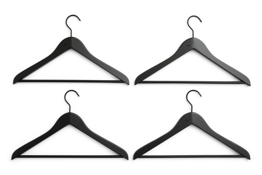 AF587-B050-AG47_Smooth Coat Hanger w bar Slim Set of 4, black.jpg