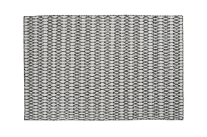 LINIE DESIGN dywan ELLIOT white-black