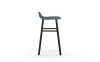 NORMANN COPENHAGEN krzesło barowe FORM WOOD czarne/niebieskie