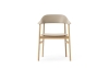 NORMANN COPENHAGEN krzesło z podłokietnikami HERIT dąb/piaskowy