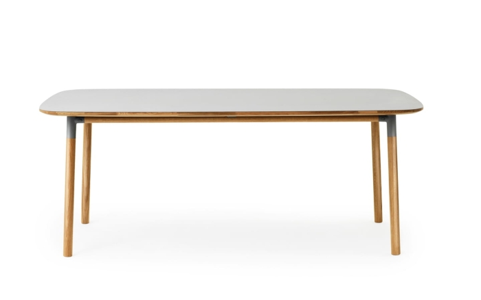 NORMANN COPENHAGEN stół FORM 95x200 szary