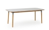 NORMANN COPENHAGEN stół FORM 95x200 szary