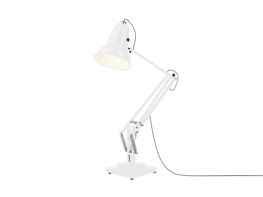 nowoczesna biała lampa