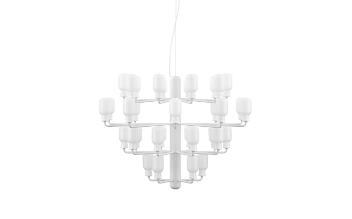 NORMANN COPENHAGEN żyrandol AMP L biały marmur