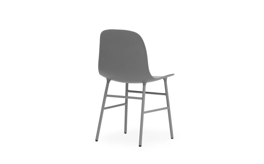 NORMANN COPENHAGEN krzesło FORM STEEL szare
