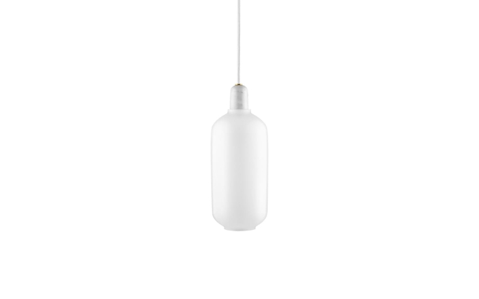 NORMANN COPENHAGEN lampa wisząca AMP L biały marmur