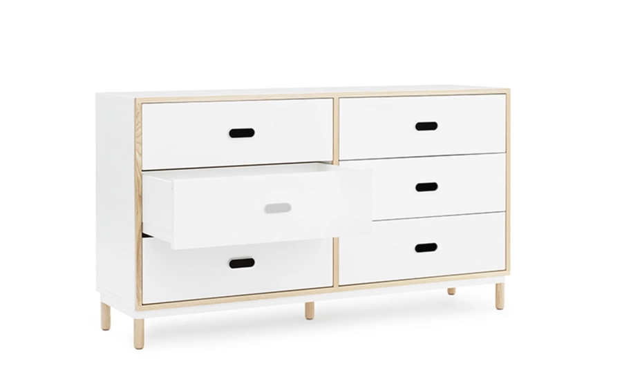 NORMANN COPENHAGEN komoda KABINO niska biała