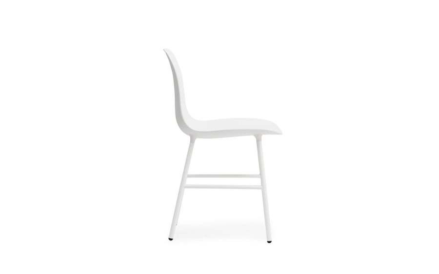 NORMANN COPENHAGEN krzesło FORM STEEL białe