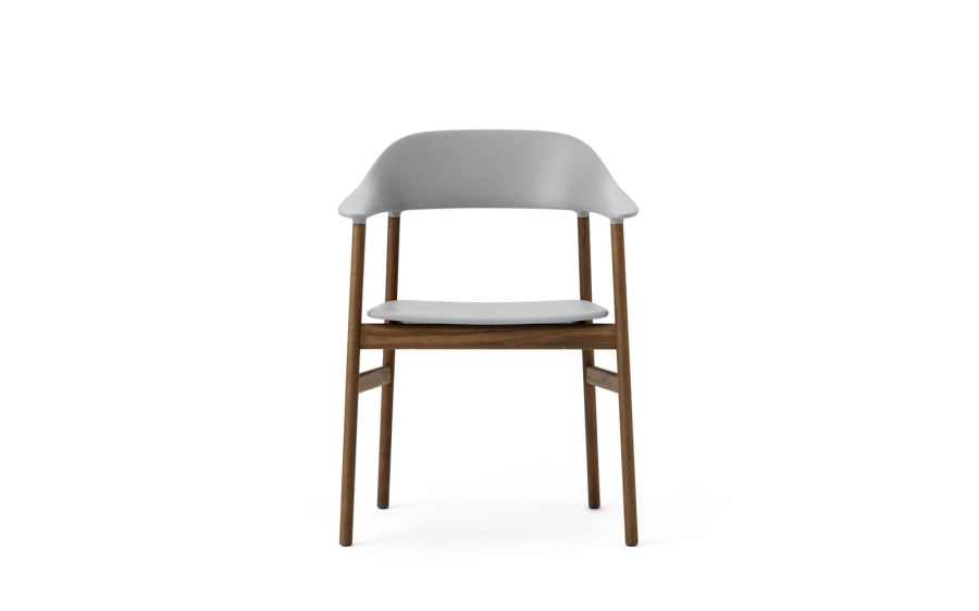 NORMANN COPENHAGEN krzesło z podłokietnikami HERIT dymiony dąb/szare