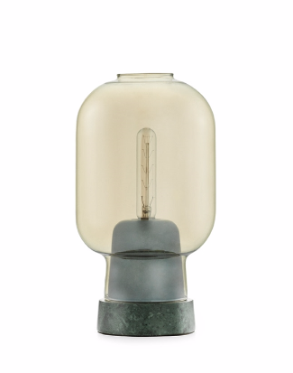 NORMANN COPENHAGEN lampa stołowa AMP czarny marmur