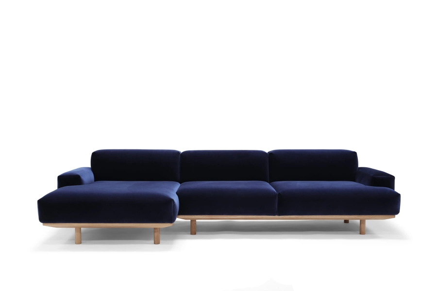 BRUUNMUNCH sofa 2-osobowa z szezlongiem REASON