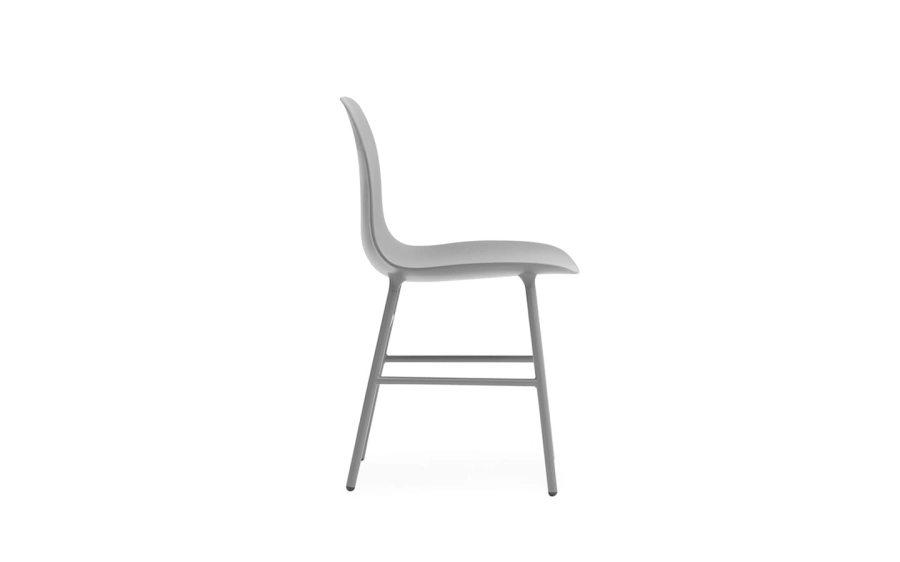 NORMANN COPENHAGEN krzesło FORM STEEL szare