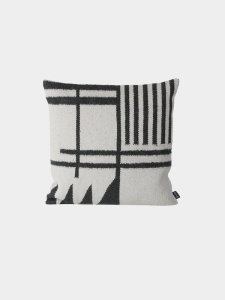 FERM LIVING poduszka KELIM BLACK LINES