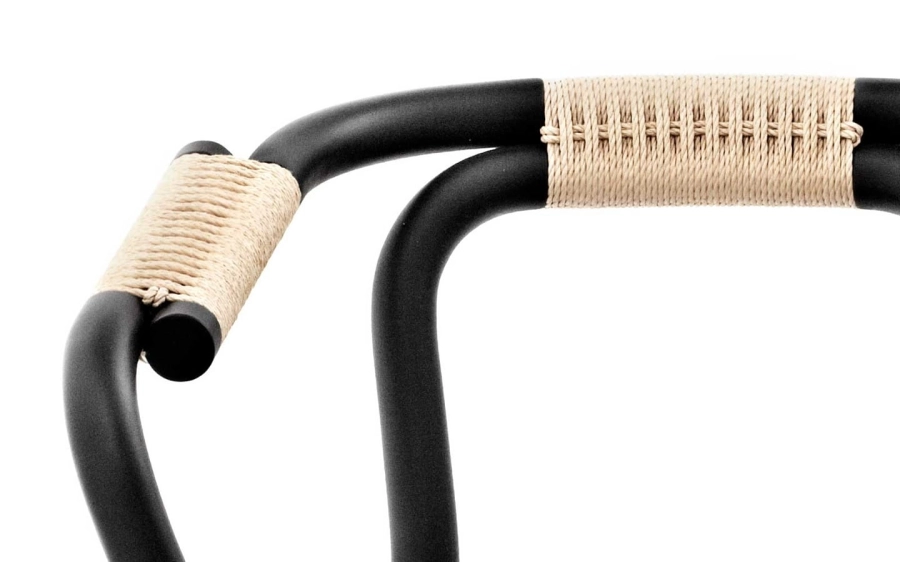 NORMANN COPENHAGEN krzesło KNOT czarne/naturalne