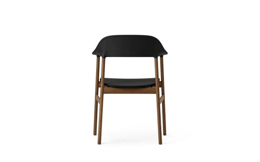 NORMANN COPENHAGEN krzesło z podłokietnikami HERIT dymiony dąb/czarne