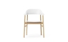 NORMANN COPENHAGEN krzesło z podłokietnikami HERIT dąb/białe